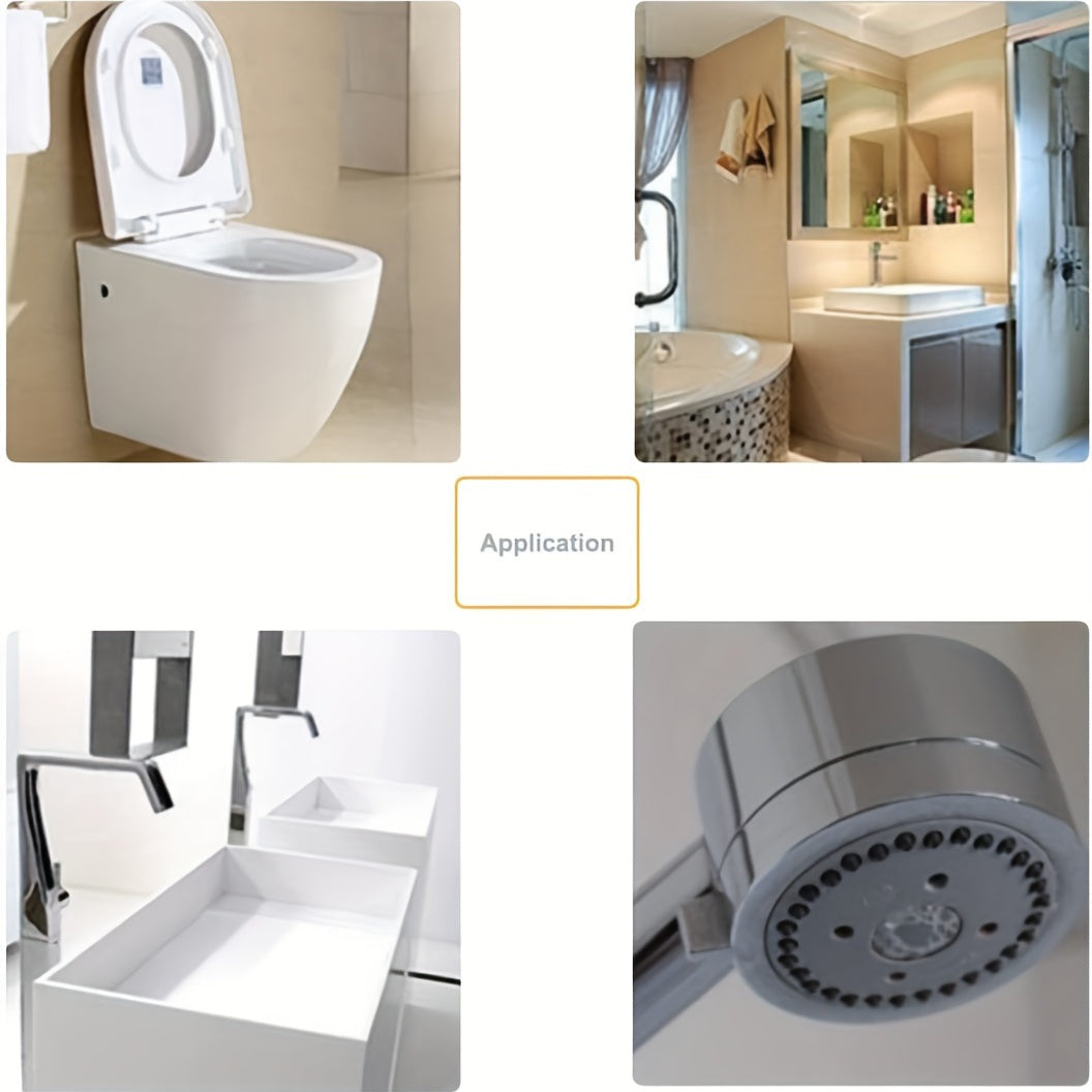 Pumice stone for toilet cleaning with ergonomic handle removes limescale and hard water stains