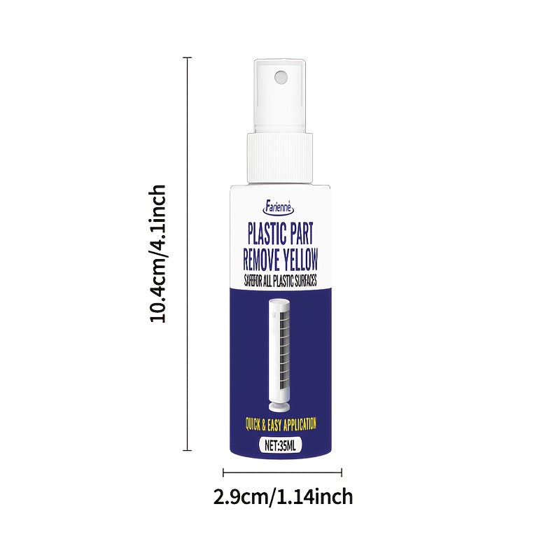 Powerful surface whitening cleaner removes yellow stains from rust and limescale