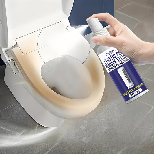 Powerful surface whitening cleaner removes yellow stains from rust and limescale