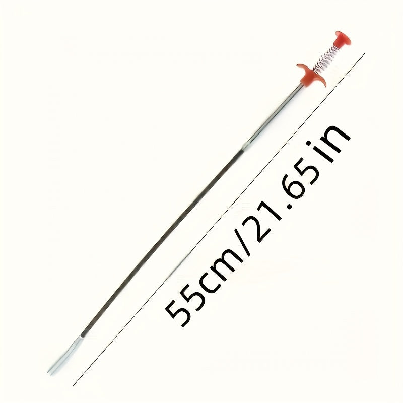 Ultra-Flexible Claw Extractor Drain Cleaner: Unclogs Pipes and Drains. 