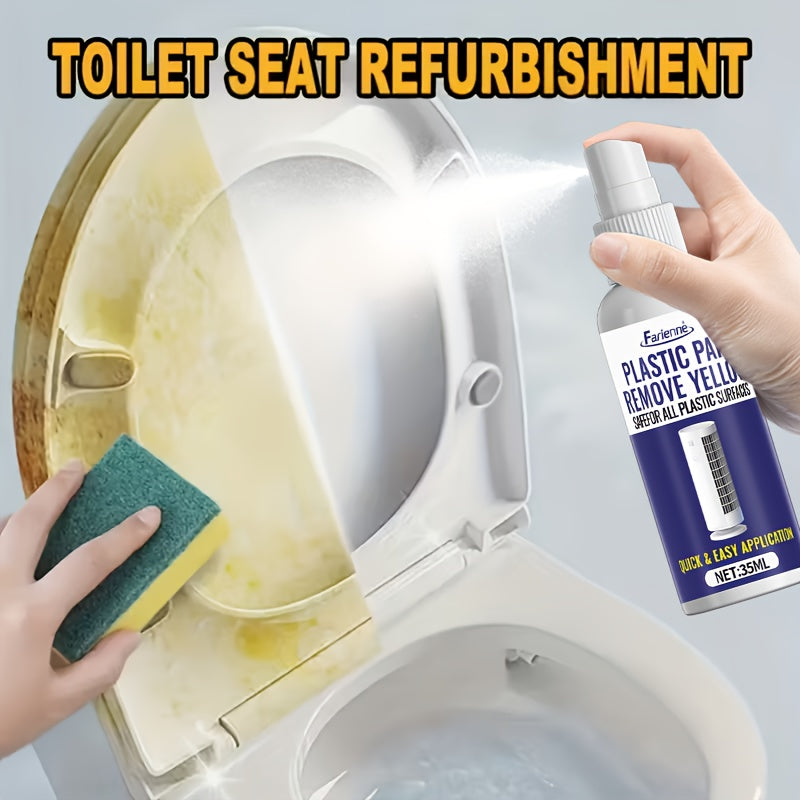 Powerful surface whitening cleaner removes yellow stains from rust and limescale