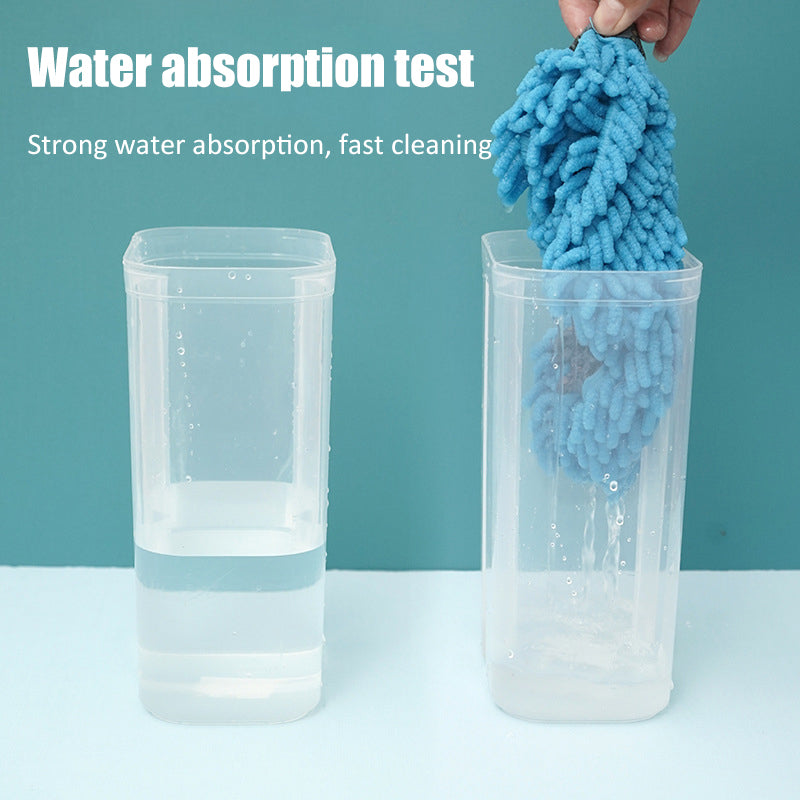 Microfiber absorbent slipper-type cleaning mops for floors, 2-pack