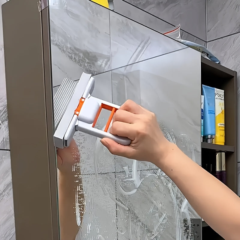 Mini Portable Absorbent Mop – With Self-Wringing System and 4 Refills.