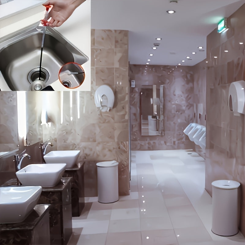 Ultra-Flexible Claw Extractor Drain Cleaner: Unclogs Pipes and Drains. 