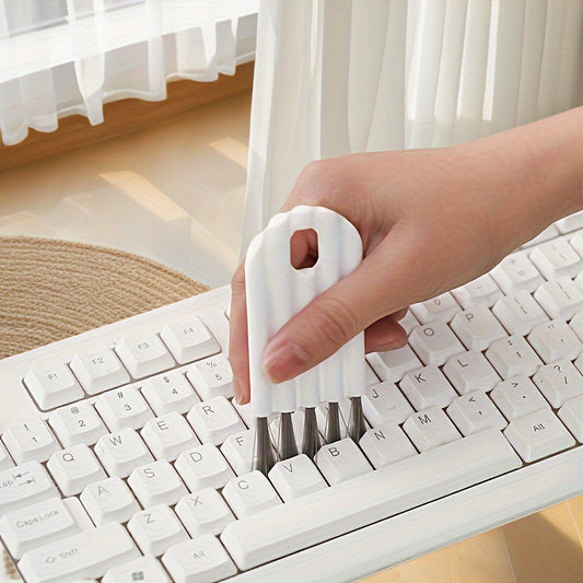 3-in-1 Multi-Purpose Cleaning Brush for Keyboards, Bottles, and Household Items
