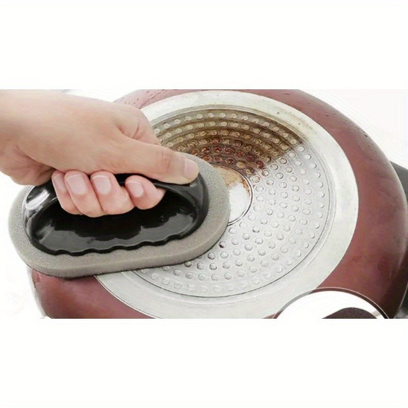 Pot, Pan, and Rust Cleaner. The Rust and Burnt-Off Eraser with Ergonomic Handle.