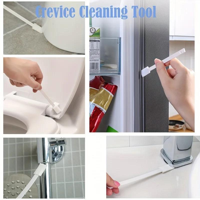 Pack of 30 disposable crevice and detail cleaning brushes with interchangeable heads