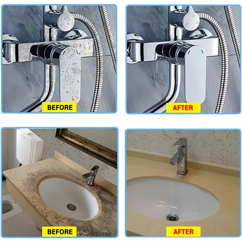 Limescale and Rust Cleaner for Faucets and Showers – With Sponge Applicator.