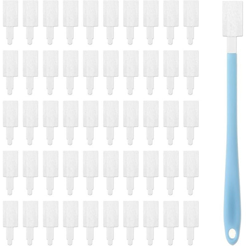 Pack of 30 disposable crevice and detail cleaning brushes with interchangeable heads