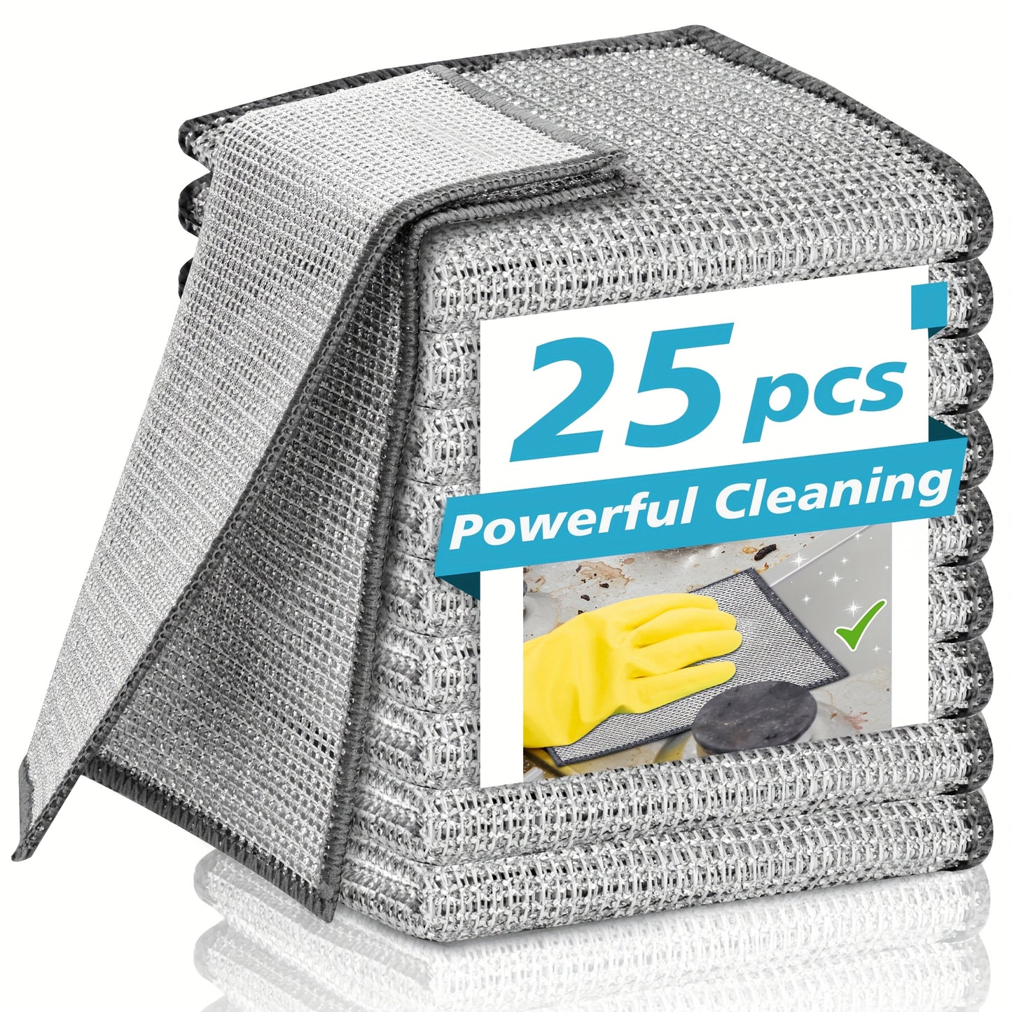 Multipurpose Wire Scourer (Pack of 15/25/35 units) – Cleaning Pots and Pans without Damage.