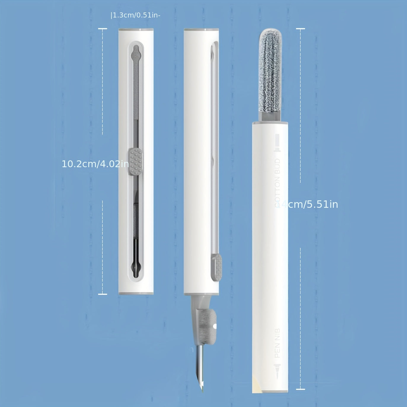 3-in-1 Pro Cleaning Kit for Bluetooth Headphones, iPhone and Keyboards