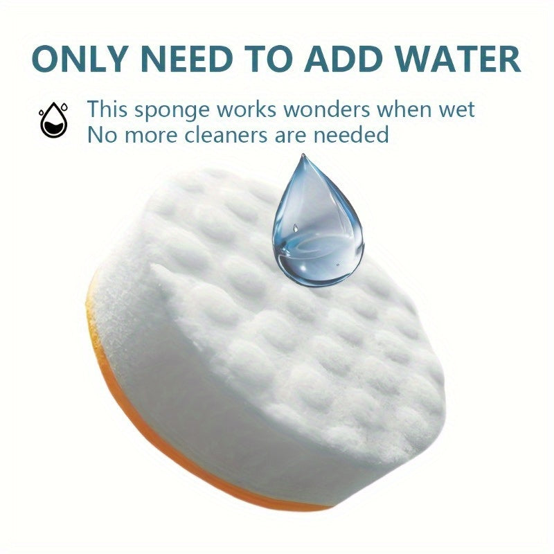 Pack of 8 magic sponges for instant cleaning of shoes and white soles