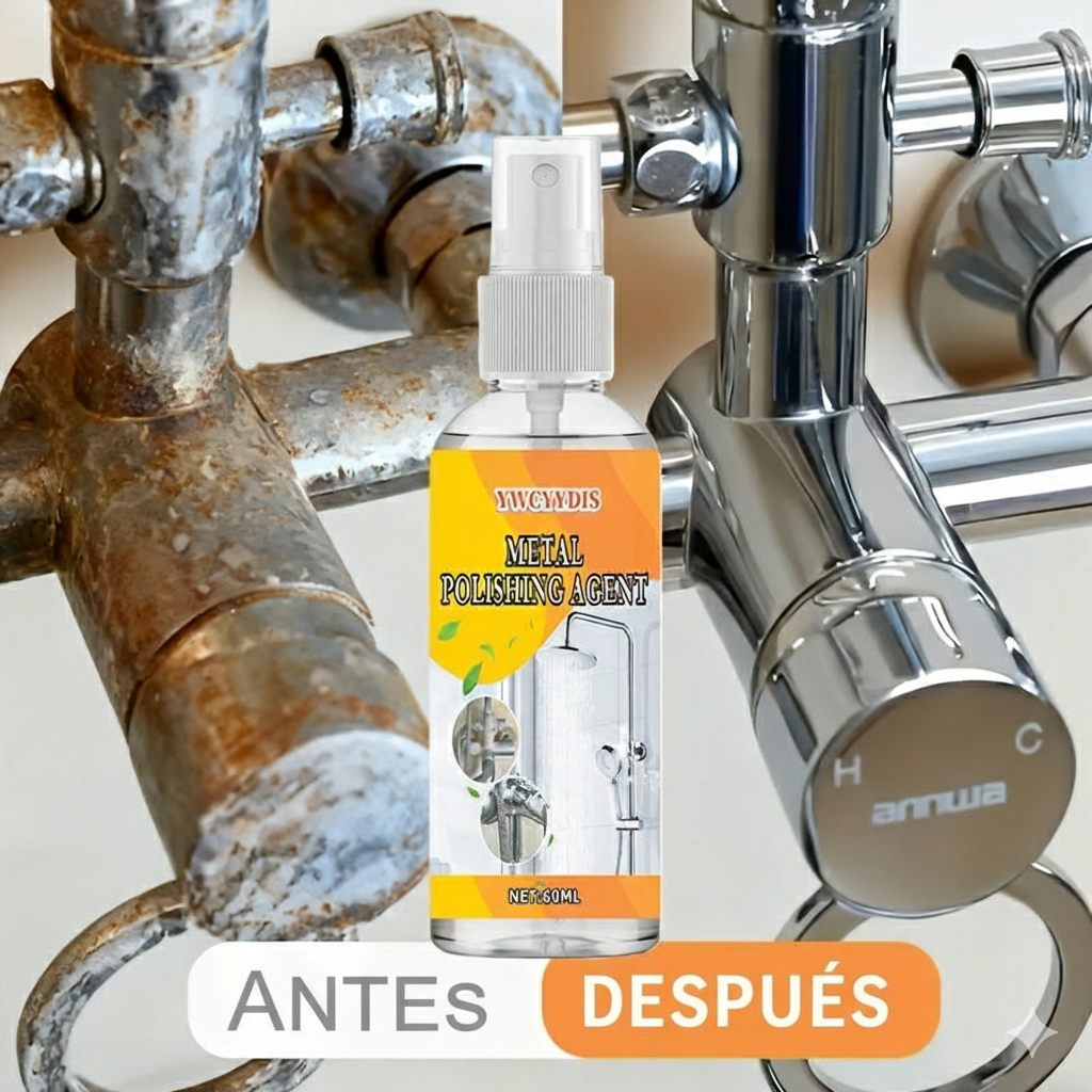 Limescale and Rust Cleaner for Faucets and Showers – With Sponge Applicator.