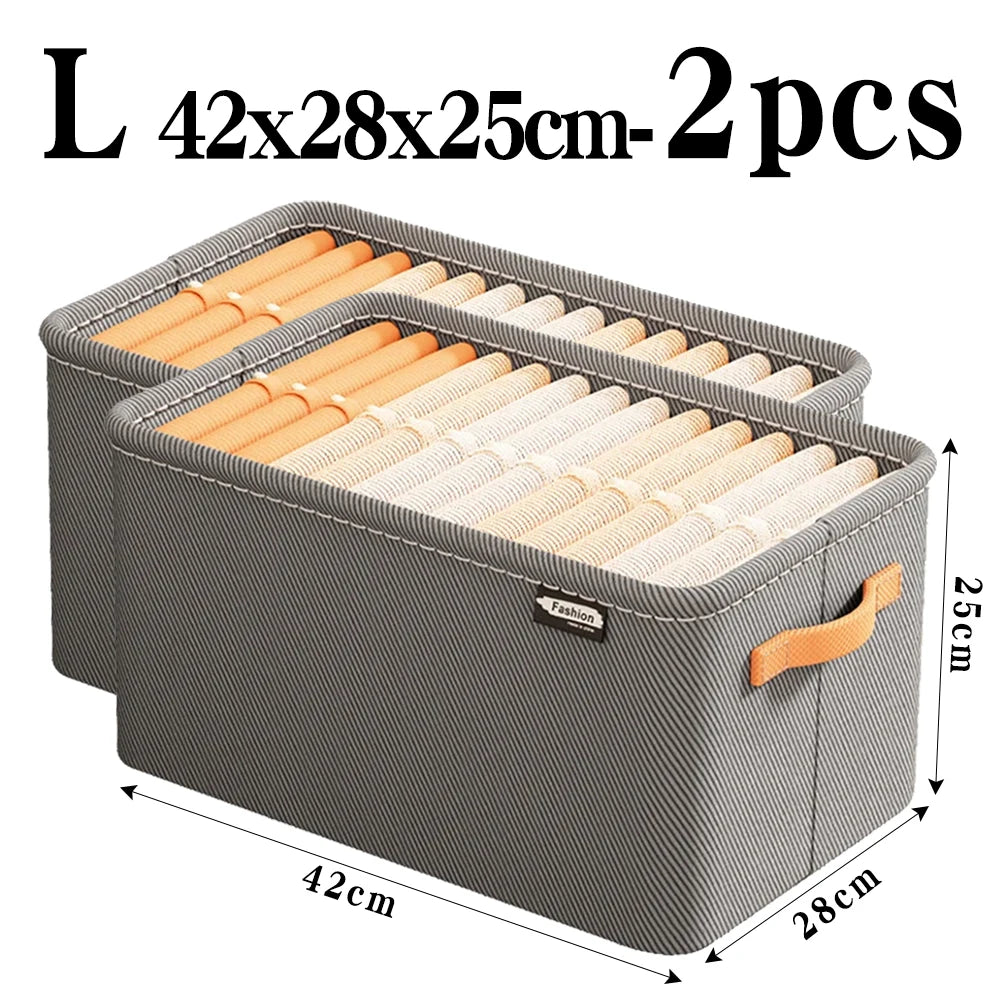 Foldable storage bag for quilts and clothes with reinforced handle and dustproof fabric