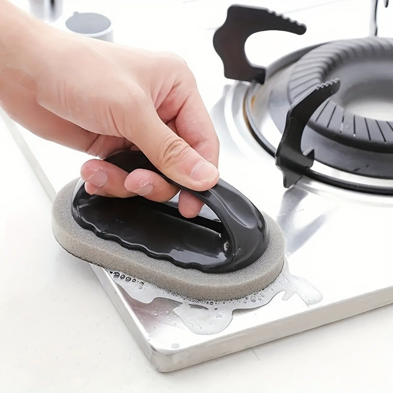 Pot, Pan, and Rust Cleaner. The Rust and Burnt-Off Eraser with Ergonomic Handle.