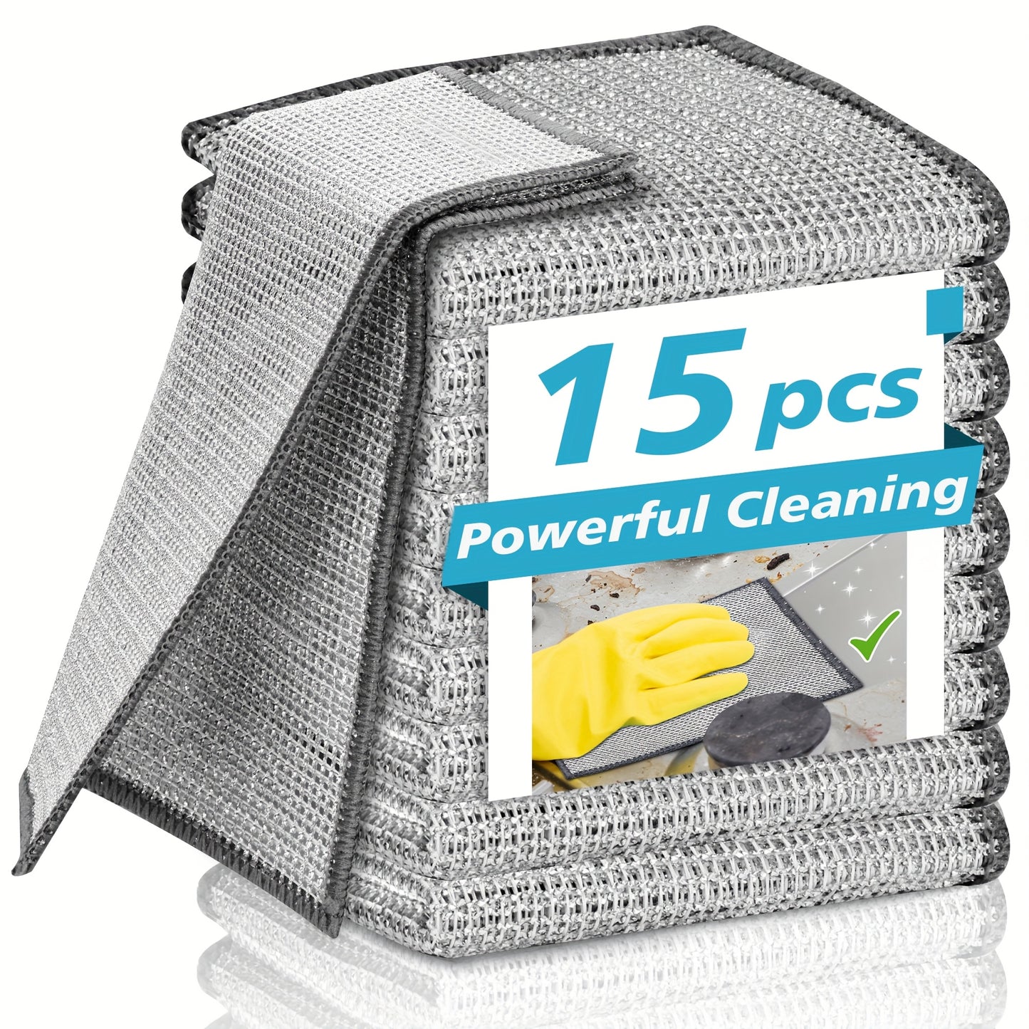 Multipurpose Wire Scourer (Pack of 15/25/35 units) – Cleaning Pots and Pans without Damage.