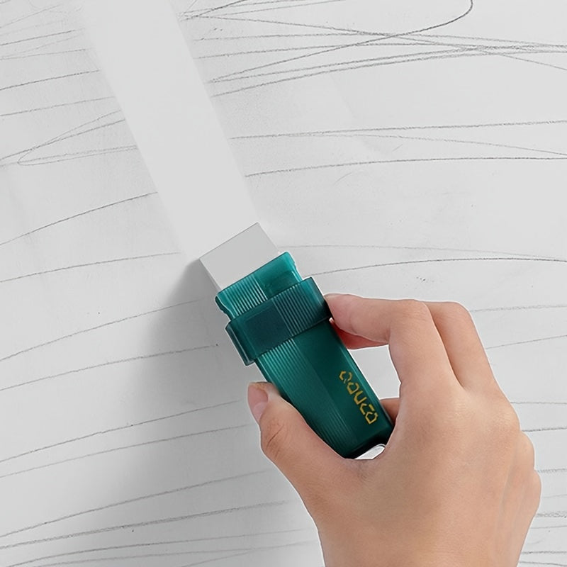 Multipurpose cleaning eraser for removing limescale, rust and stains from steel and glass