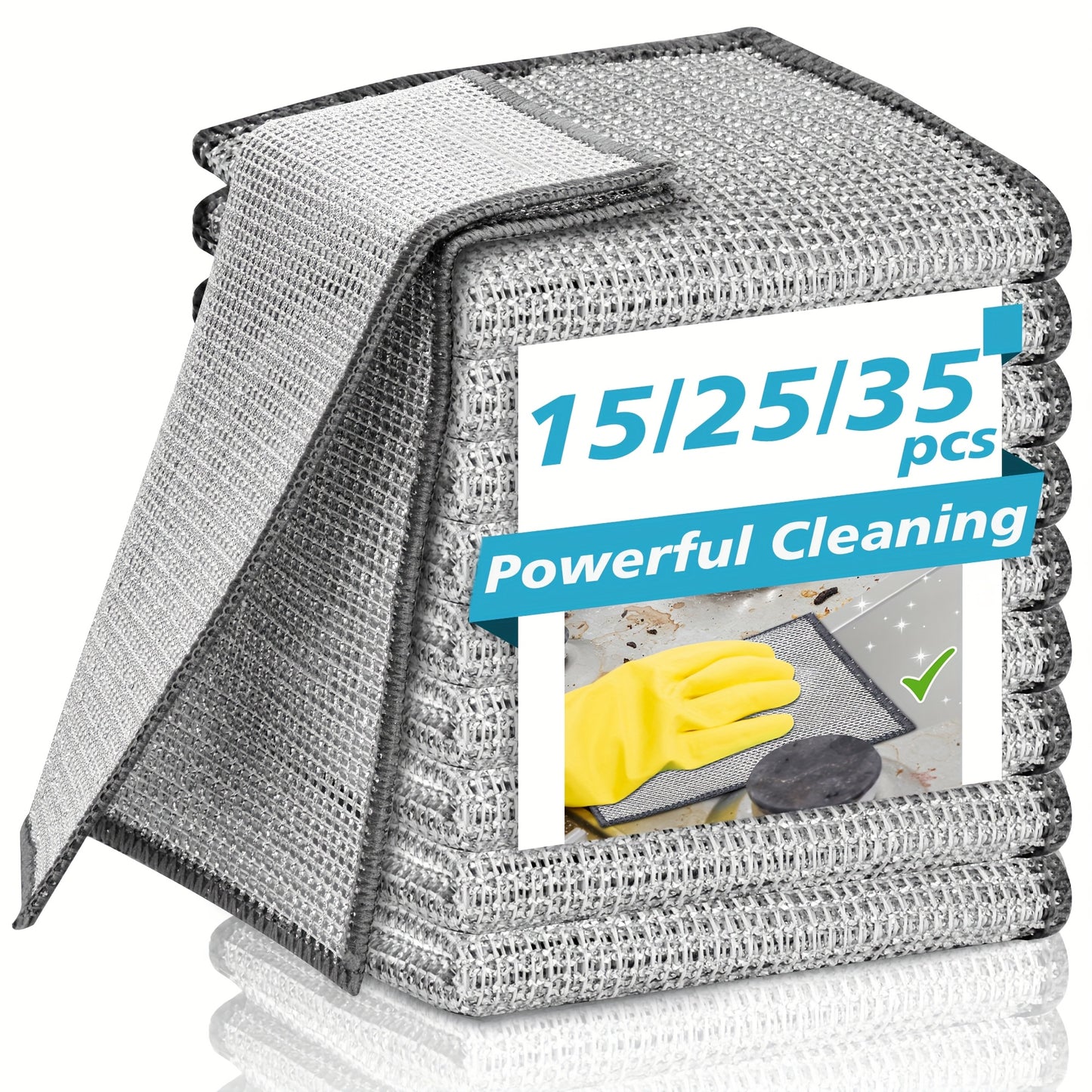Multipurpose Wire Scourer (Pack of 15/25/35 units) – Cleaning Pots and Pans without Damage.