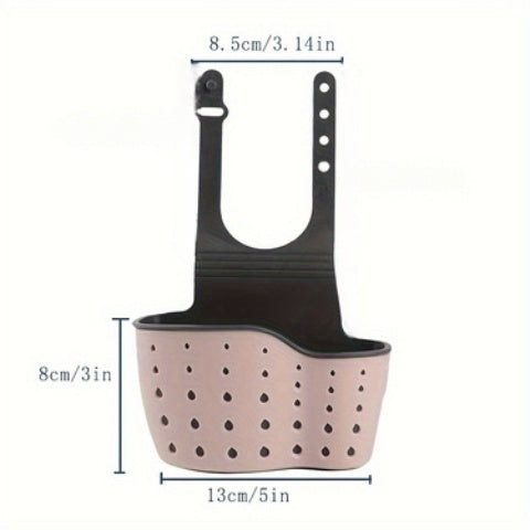 Sink Support – Adjustable Storage Tray with Drainer. Includes two sponges.