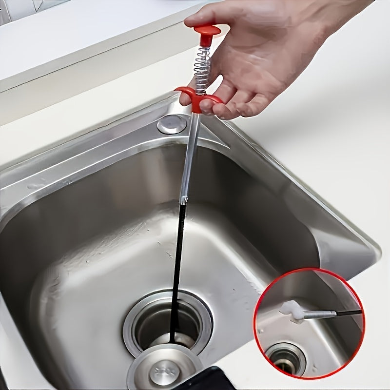 Ultra-Flexible Claw Extractor Drain Cleaner: Unclogs Pipes and Drains. 