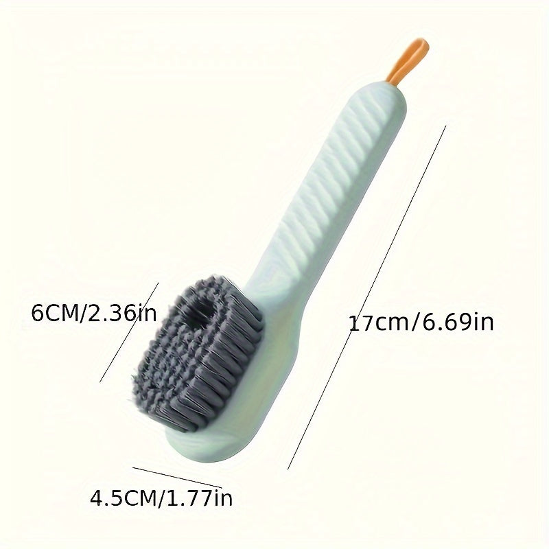 Shoe and Clothes Brush with Soap Reservoir – Multipurpose and Ergonomic.