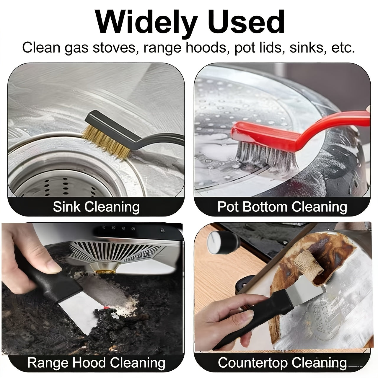 31-in-1 Complete Cleaning Set: Multipurpose Cleaning Brush and Tool Kit for Kitchen, Bathroom...